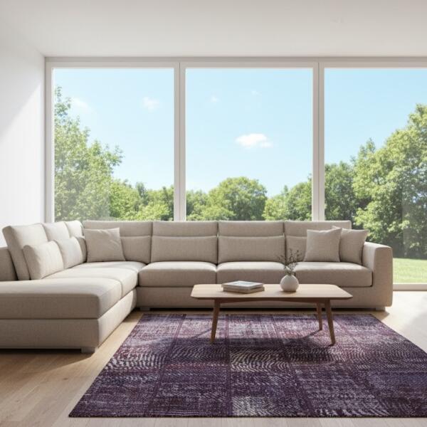 Bohemian Multicolor Patchwork Rug