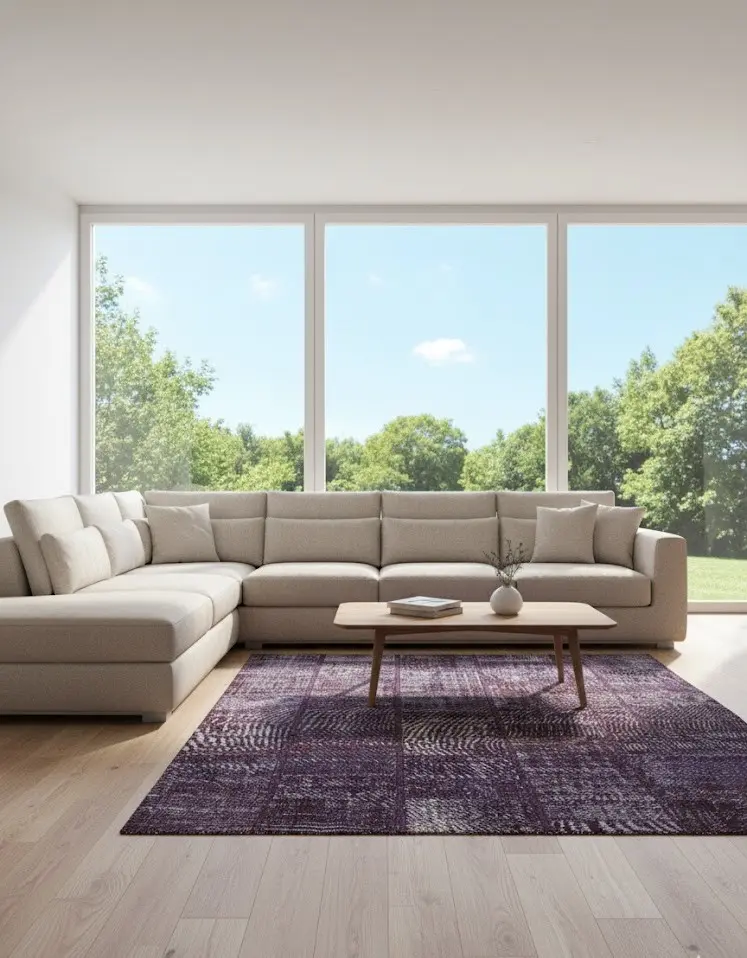 Bohemian Multicolor Patchwork Rug