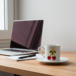 Cherry Turkish Coffee Cup Set 12pc