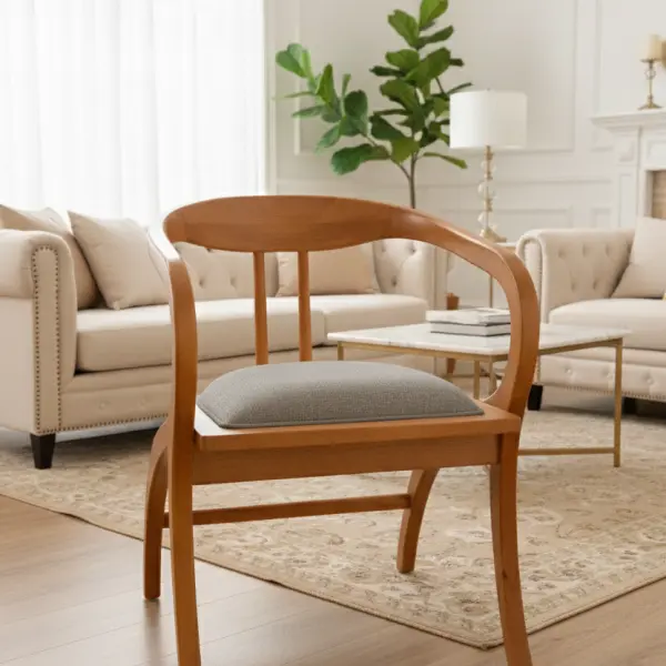 Chestnut Modern Wooden Chair