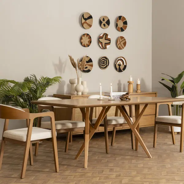 Clay Dining Table and Chair