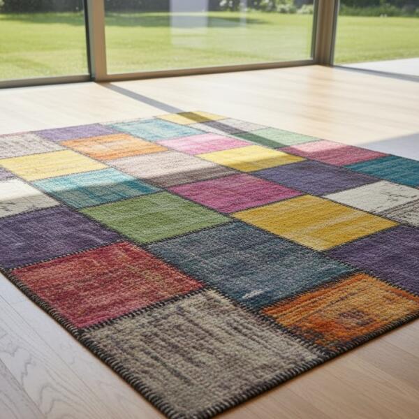 Colorful Patchwork Rug