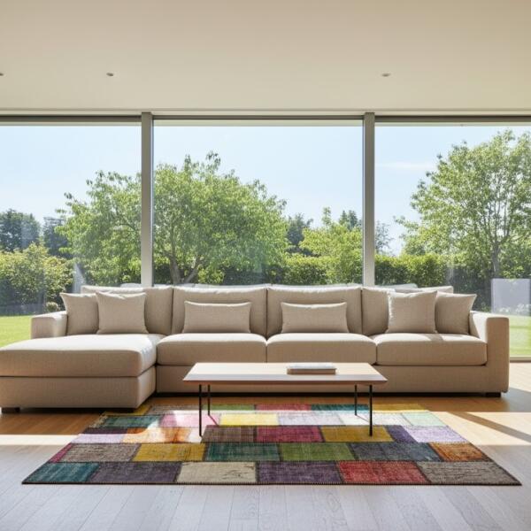Colorful Patchwork Rug