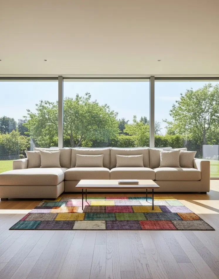 Colorful Patchwork Rug