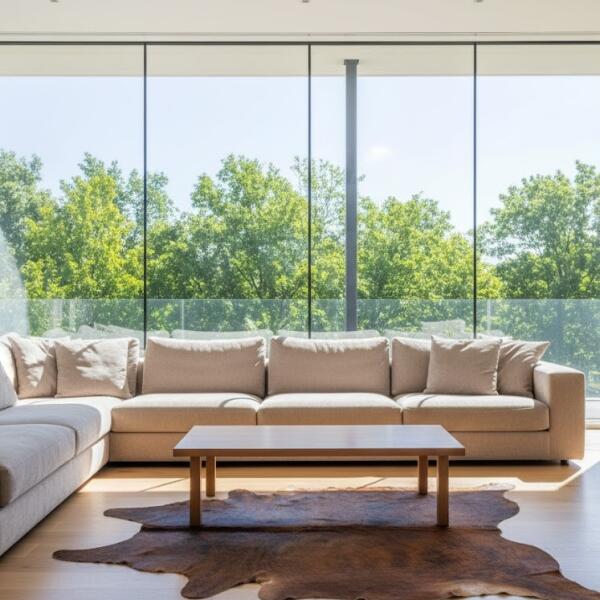 Dark Brown Cowhide Rug – Genuine Brazilian Leather Area Rug