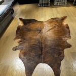 Dark Brown Cowhide Rug – Genuine Brazilian Leather Area Rug