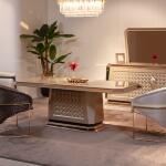 Diamond Console Table