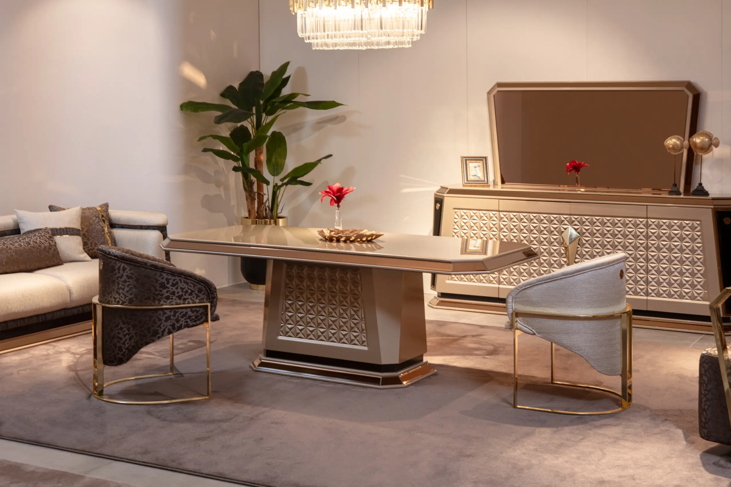 Diamond Dining Table and Chair