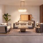 Diamond Sofa Set (3+3+1)