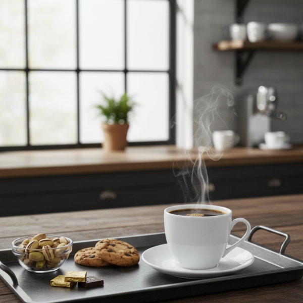 Ferozzi Sems Plain Tea Cup Set (4pcs)