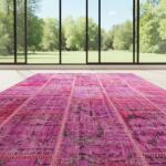 Fuchsia Bloom Rug – Handmade Vibrant Pink Vintage Carpet