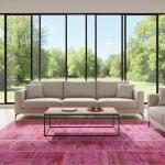 Fuchsia Bloom Rug – Handmade Vibrant Pink Vintage Carpet