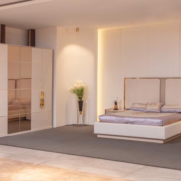 Galaxy Base and Headboard (With Nightstands)