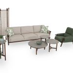 Garnet Sofa Set (4+3+1)
