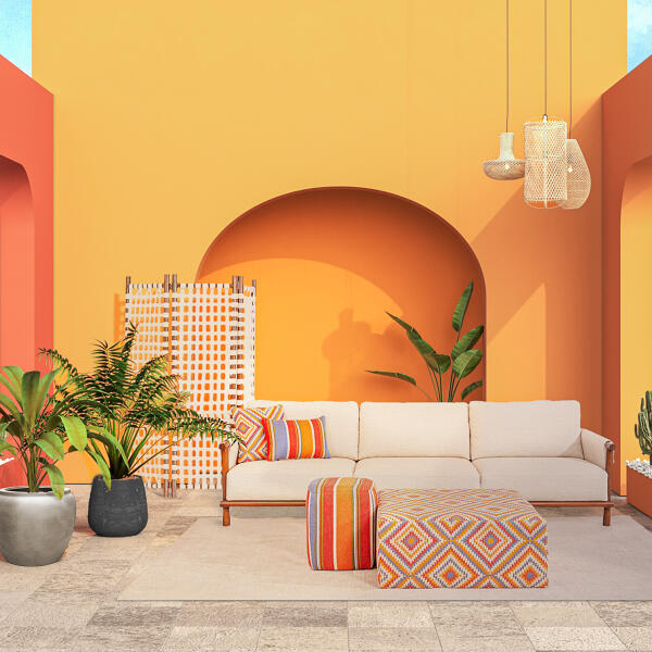 Garnet Sofa Set (4+3+1)