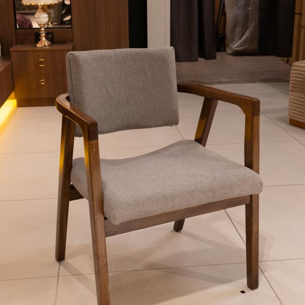 Gray Walnut Shirted Chair