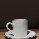 Miray Digital Porcelain Espresso Set with Gold Detailing 12 Pc