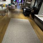 Modern Diamond Pattern Area Rug – Neutral Beige & Gray Scandinavian Design