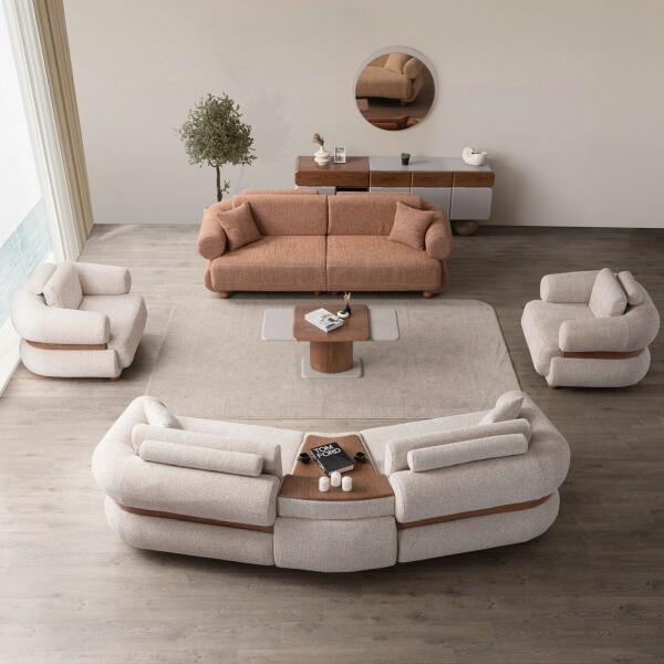 Monza Sofa Set(4+3+1+1)