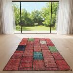 Mosaic Bloom – Bohemian Patchwork Area Rug