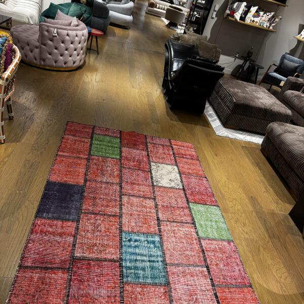 Mosaic Bloom – Bohemian Patchwork Area Rug