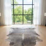 Natural Gray & Brown Cowhide Rug – Genuine Leather Area Rug