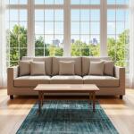Ocean Fade – Vintage Teal Area Rug