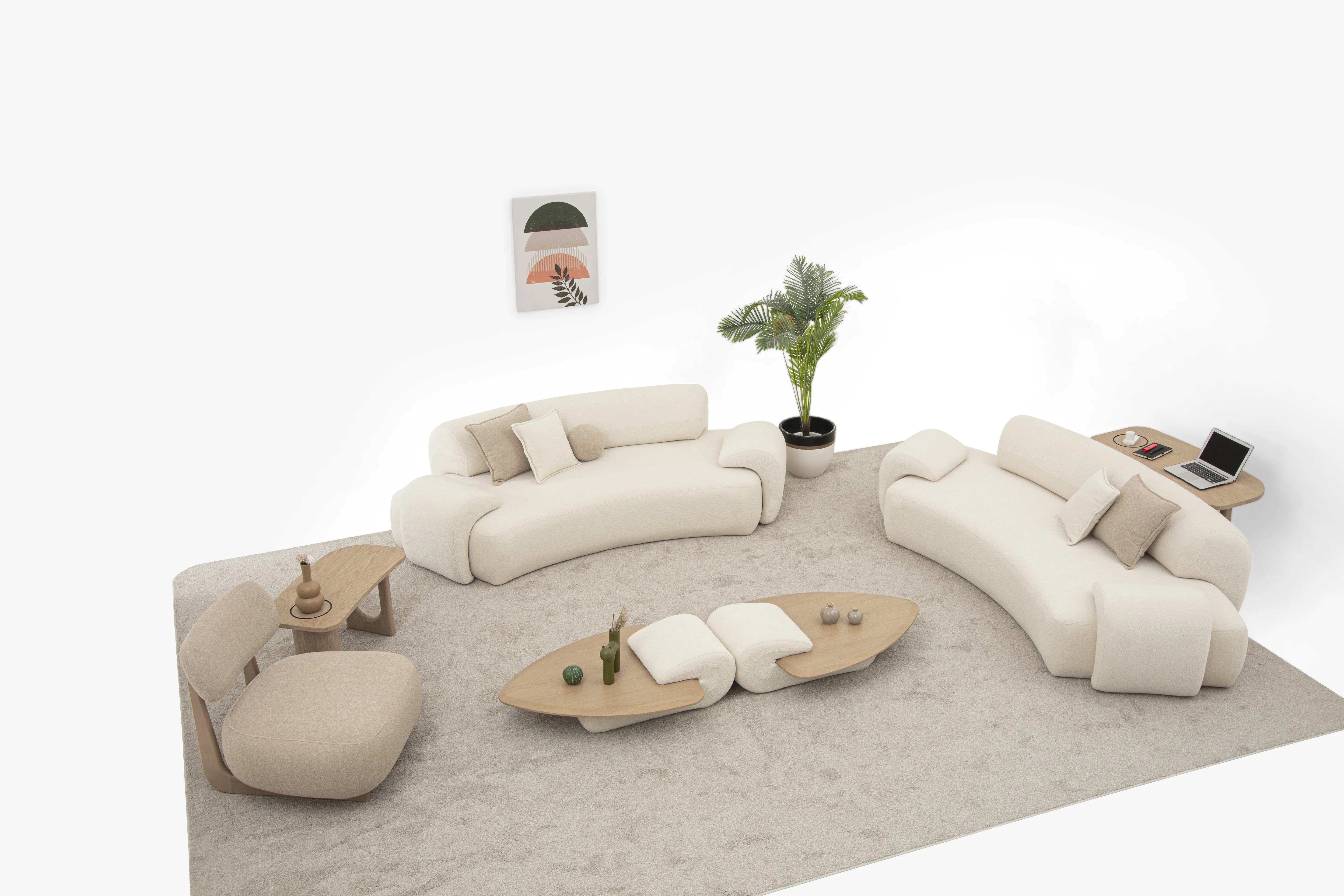 Olympia Sofa Set (3+3+1)