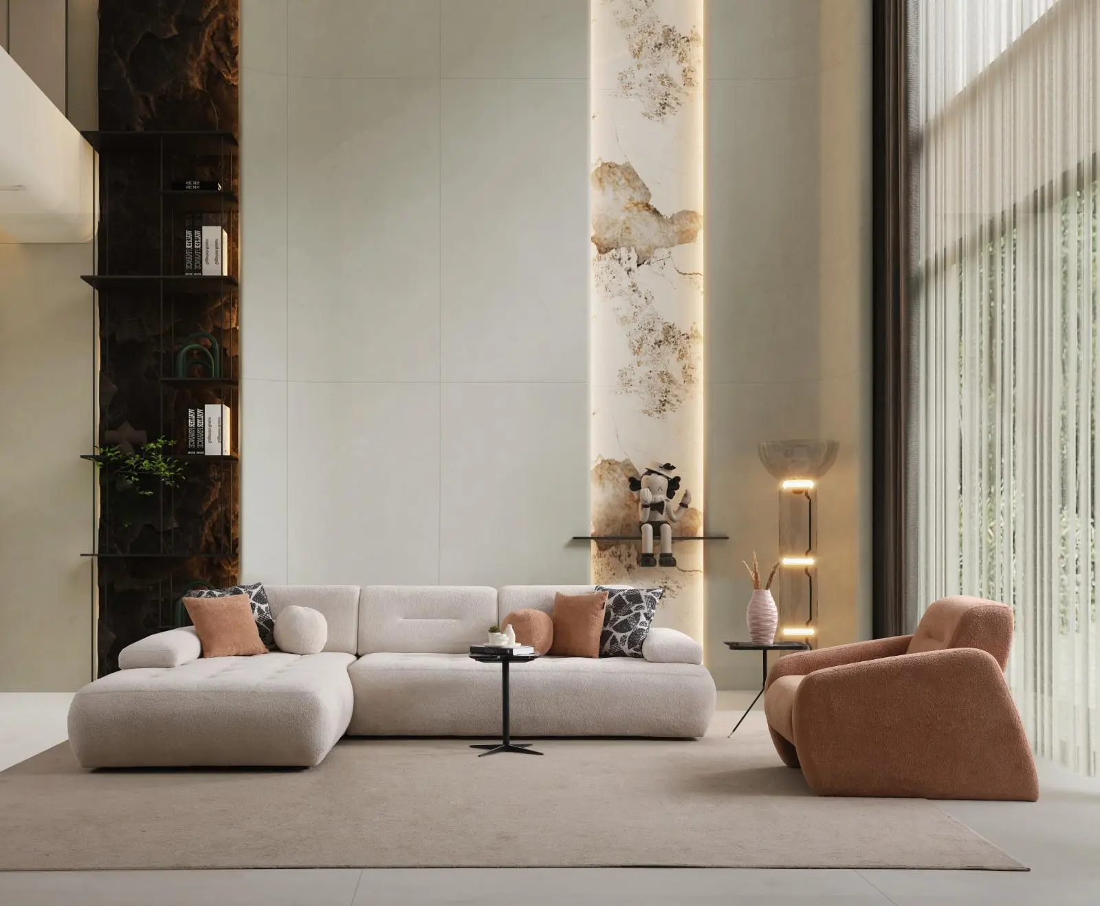 Pier Sectional Sofa Set (Corner + Armchair)