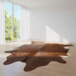 Premium Brown Cowhide Rug – Genuine Leather Area Rug