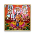 Divine Durga on Tiger - Premium Tempered Glass Wall Art Square
