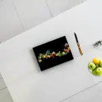 Shatterproof Tempered Glass Cutting Board - 17 inc x 12 inc Stylish and Durable Kitchen Essential
