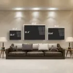 Led Masked Man - Horizontal Wall Glass Art