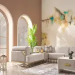 Georgia Sectional Sofa Set (Corner + Armchair)