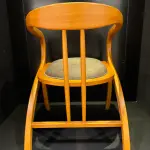 Modern Wooden Armchair Made from Chestnut Wood – Stylish and Comfortable Chair