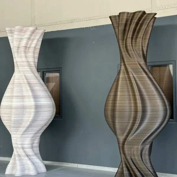 Ferozzi Monolith Vase Customizable 3D-Printed Decorative Sculpture for Indoor and Outdoor Spaces