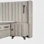 Shereton Base and Headboard (With 2 Nightstands)