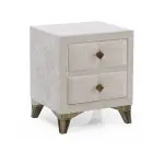 Ferozzi Leather Nightstands