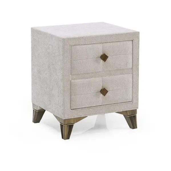 Ferozzi Leather Nightstands