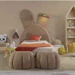 Rabbit Base and Rabbit Headboard (Pink)