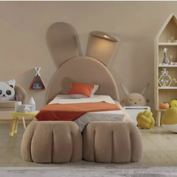Rabbit Base and Rabbit Headboard (Pink)