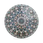 Mandala Elegance - Circle Wall Glass Art