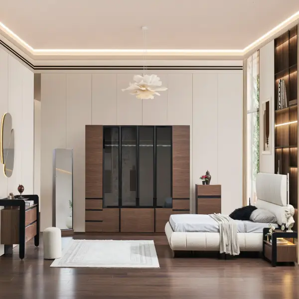 Vision Base and Headboard (With Nightstands)