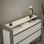 Vision Dresser (With Mirror and Ottoman)