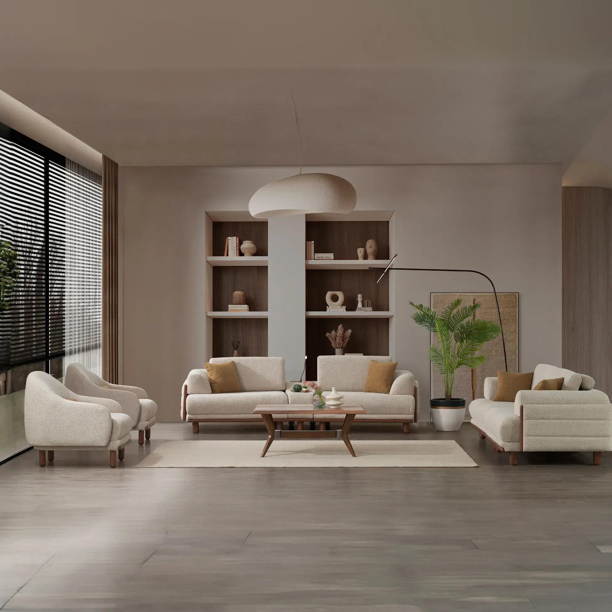 Riva Sofa Set (4+3+1+1)