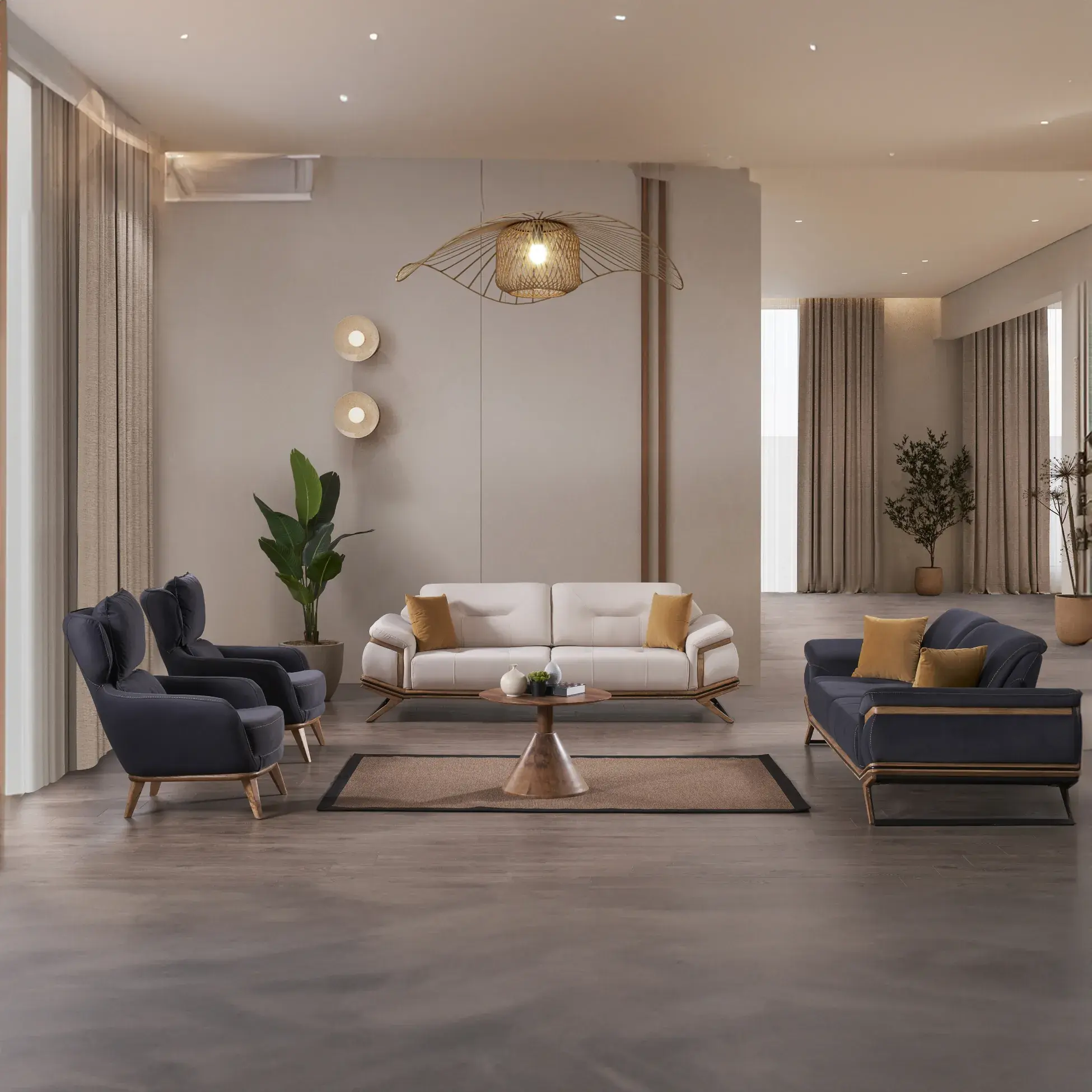 Story Sofa Set (3+3+1+1)