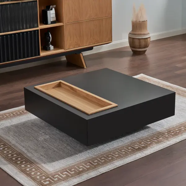 Black City Coffee Table