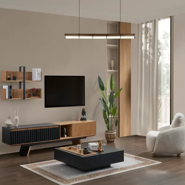 Black City Coffee Table