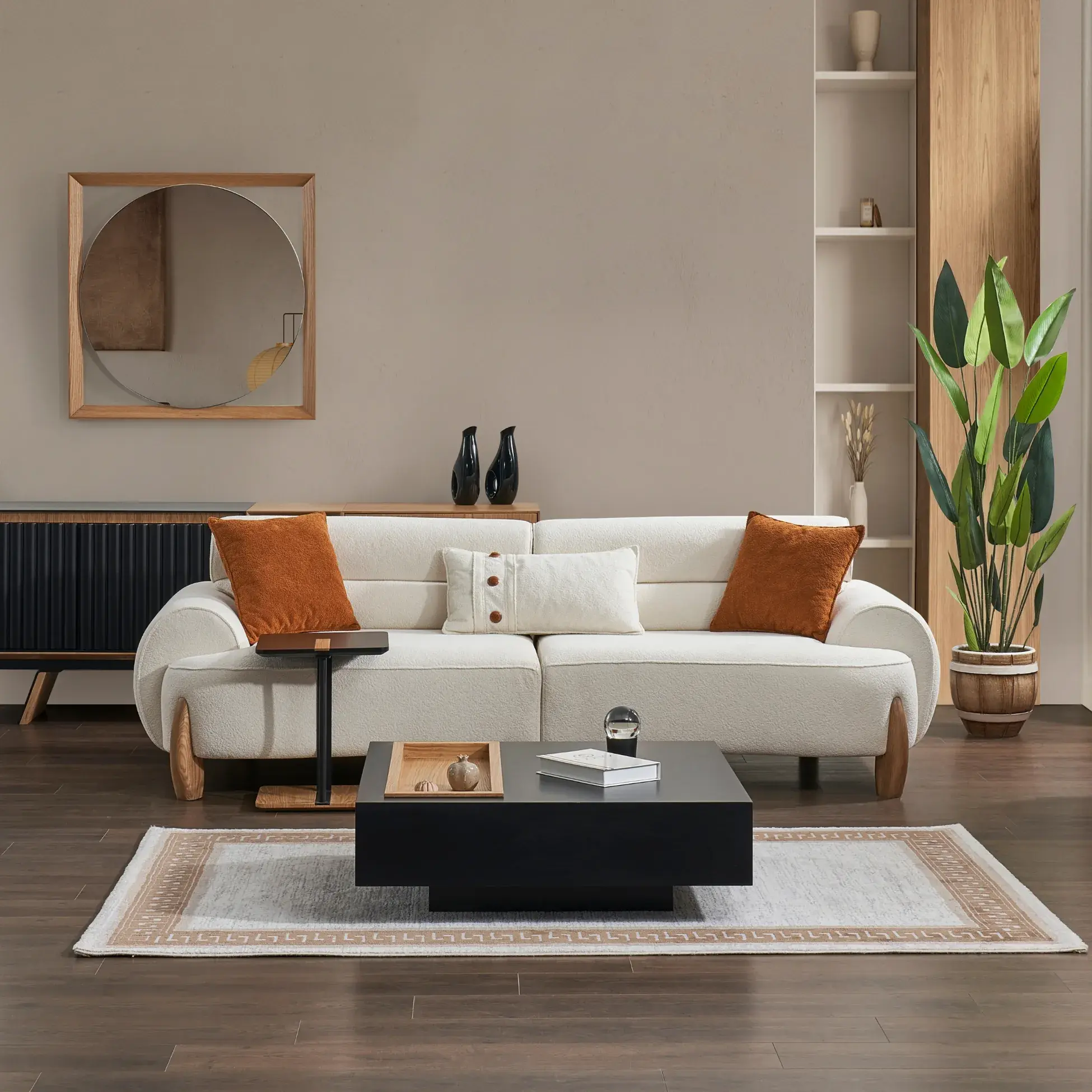 Black City Coffee Table