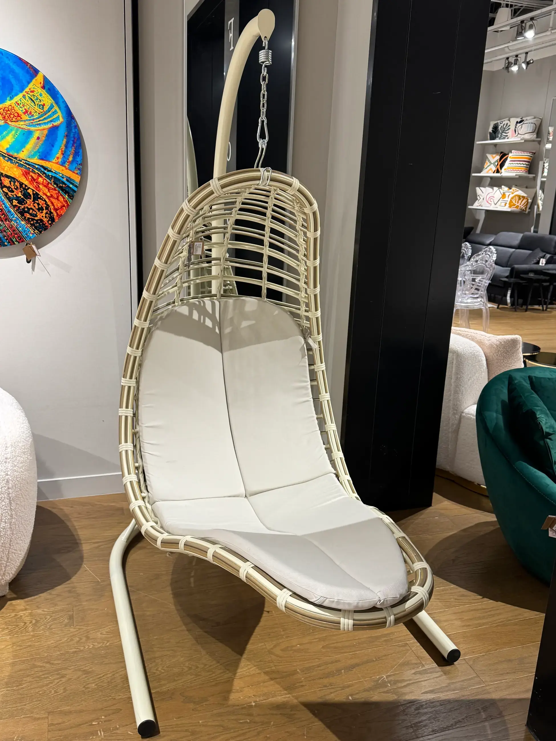 Ferozzi ComfortLux Rattan Swing Chair